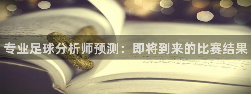 专业足球分析师预测：即将到来的比赛结果