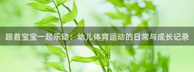 3377体育官网：跟着宝宝一起乐动：幼儿体育运动的日常与成长记录